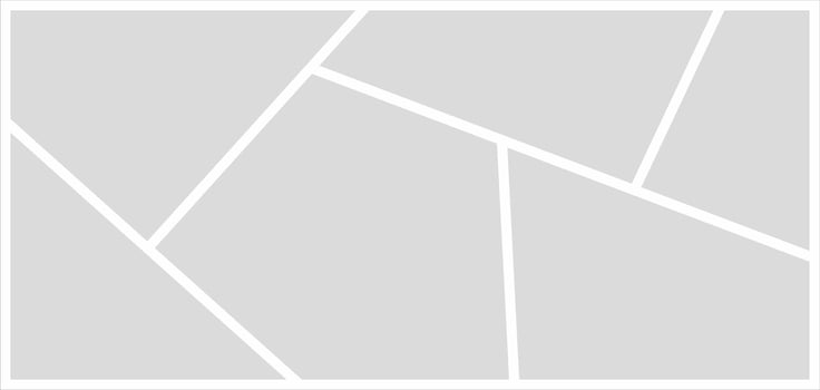 Pictures or photos frame collage. comics page grid layout abstract photo frames and digital photo wall template vector