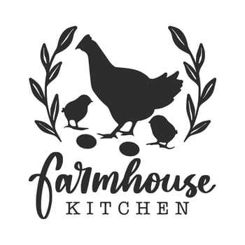 Farmhouse kitchen Lettering Quotes Design Vector illustration for housewarming posters, banners, Flyer, T shirt designs