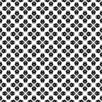 Black seamless abstract pattern. Overlay for background and backdrop. Ornamental design. PNG graphic illustration with transparent background.
