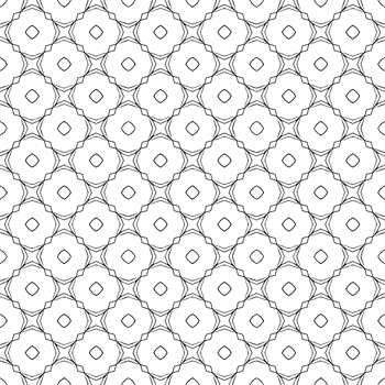 Black seamless abstract pattern. Overlay for background and backdrop. Ornamental design. PNG graphic illustration with transparent background.