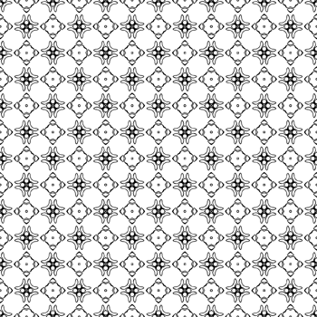 Black seamless abstract pattern. Overlay for background and backdrop. Ornamental design. PNG graphic illustration with transparent background.