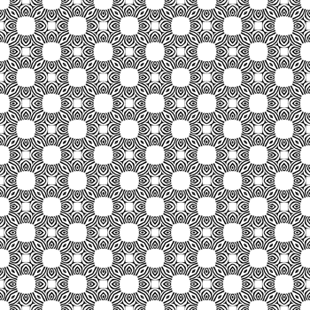 Black seamless abstract pattern. Overlay for background and backdrop. Ornamental design. PNG graphic illustration with transparent background.