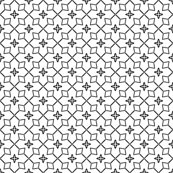 Black seamless abstract pattern. Overlay for background and backdrop. Ornamental design. PNG graphic illustration with transparent background.