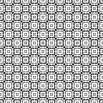 Black seamless abstract pattern. Overlay for background and backdrop. Ornamental design. PNG graphic illustration with transparent background.