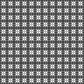 Black seamless abstract pattern. Overlay for background and backdrop. Ornamental design. PNG graphic illustration with transparent background.