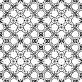 Black seamless abstract pattern. Overlay for background and backdrop. Ornamental design. PNG graphic illustration with transparent background.