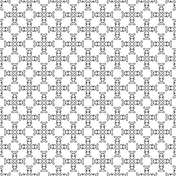 Black seamless abstract pattern. Overlay for background and backdrop. Ornamental design. PNG graphic illustration with transparent background.