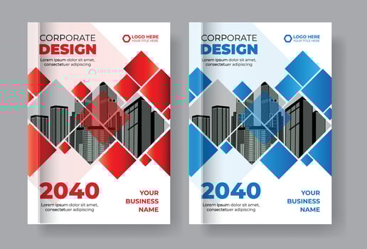 Corporate Cover Design Template, business annual report, cover design in a4, Poster, Corporate Presentation, Portfolio, Flyer, Banner vector