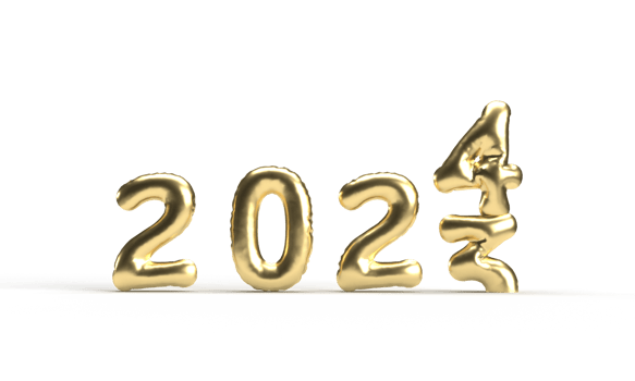 2024 2023 start beginning finish golden metal yellow color time calendar symbol decoration happy new year chinese new year 31 december 10 february business wealth goal rich healthy strategy countdown png