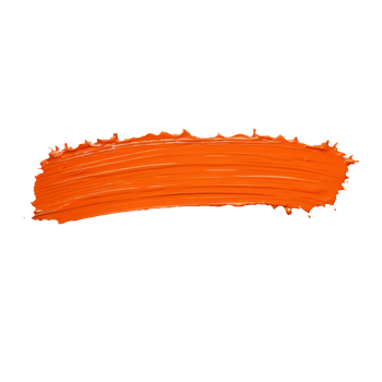 AI generated orange strip on transparent background PNG image