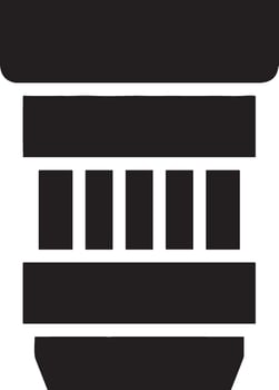 Camera photography icon symbol vector image. Illustration of multimedia photographic lens graphic design image