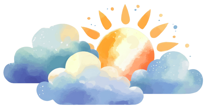 The sun. Generative AI. png