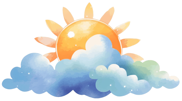 The sun. Generative AI. png