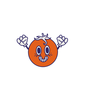 Tomato Vintage smile logo png