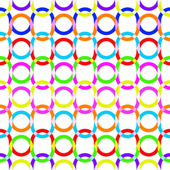 Seamless pattern wavy line fashionable graphic colorful vector