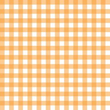 Checked seamless pattern orange vector