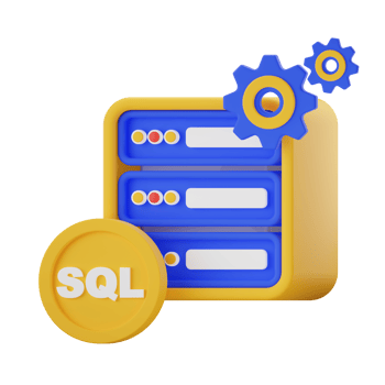 SQL Database Coding 3D Illustrations png