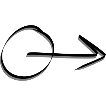 Drawing arrows with hand drawn editable png