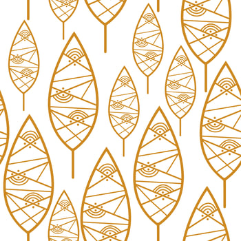 Abstract outline line seamless pattern vector
