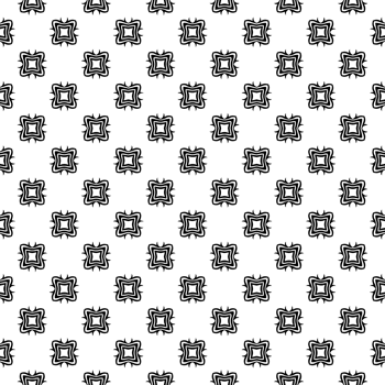 Black seamless abstract pattern. Overlay for background and backdrop. Ornamental design. PNG graphic illustration with transparent background.