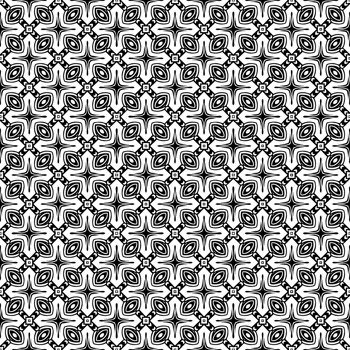 Black seamless abstract pattern. Overlay for background and backdrop. Ornamental design. PNG graphic illustration with transparent background.