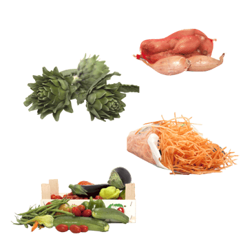 Onions, artichokes, mixed vegetable box png
