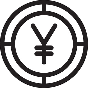 Money exchange payment icon symbol vector image. Illustration of the dollar currency coin graphic design image