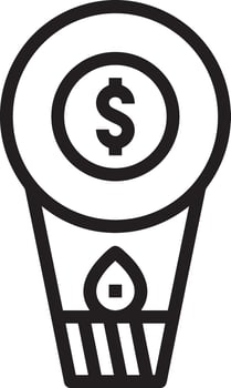 Money exchange payment icon symbol vector image. Illustration of the dollar currency coin graphic design image