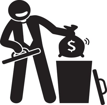 Money exchange payment icon symbol vector image. Illustration of the dollar currency coin graphic design image