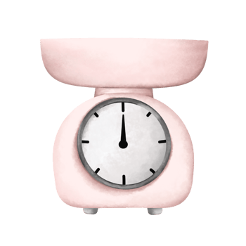 Pink Watercolor Baking Supplies png