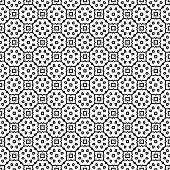 Black seamless abstract pattern. Overlay for background and backdrop. Ornamental design. PNG graphic illustration with transparent background.