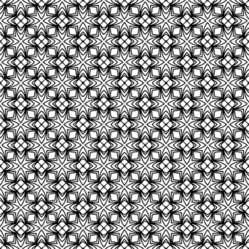 Black seamless abstract pattern. Overlay for background and backdrop. Ornamental design. PNG graphic illustration with transparent background.