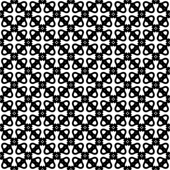 Black seamless abstract pattern. Overlay for background and backdrop. Ornamental design. PNG graphic illustration with transparent background.