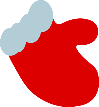 Red Mitten Cartoon png