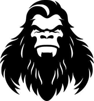 Bigfoot - Minimalist and Flat Logo - Vector illustration