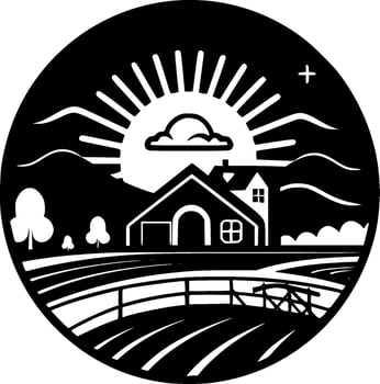 Farm - High Quality Vector Logo - Vector illustration ideal for T-shirt graphic