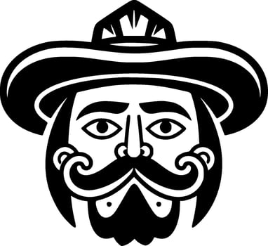 Mexican - High Quality Vector Logo - Vector illustration ideal for T-shirt graphic