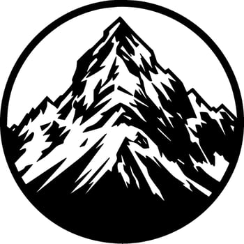Mountains - High Quality Vector Logo - Vector illustration ideal for T-shirt graphic