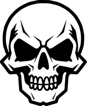Skull - High Quality Vector Logo - Vector illustration ideal for T-shirt graphic