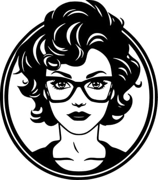 Teacher - Minimalist and Flat Logo - Vector illustration