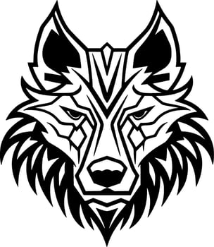 Wolf - Minimalist and Flat Logo - Vector illustration