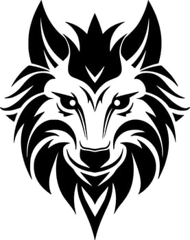 Wolf - Minimalist and Flat Logo - Vector illustration