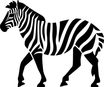 Zebra - High Quality Vector Logo - Vector illustration ideal for T-shirt graphic