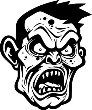 Zombie - High Quality Vector Logo - Vector illustration ideal for T-shirt graphic