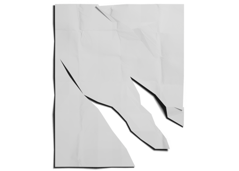 Glued poster mockup png