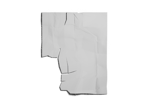 Glued poster mockup png
