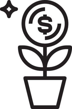 Money exchange payment icon symbol vector image. Illustration of the dollar currency coin graphic design image