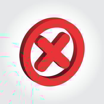 3d shape round cross infographic design icon vector illustration.