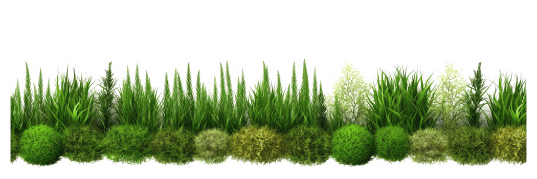 green grass neatly trimmed boxwood hedge, providing structure and privacy in garden design . AI Generated png