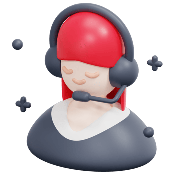 streamer 3d render icon illustration png